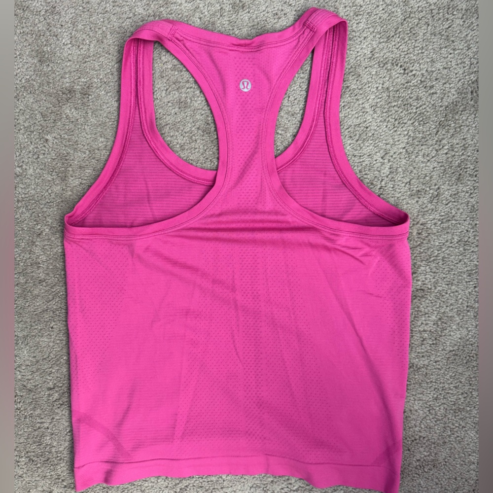 Lululemon Swiftly Tech Race Length Tank Top Pink sz 6
